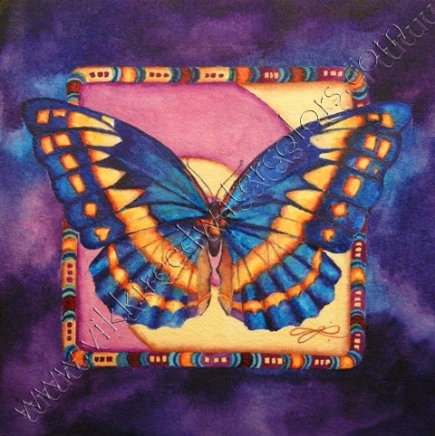 Butterfly Peace By Vikki Reed - Encouraging For The Crown Chakra